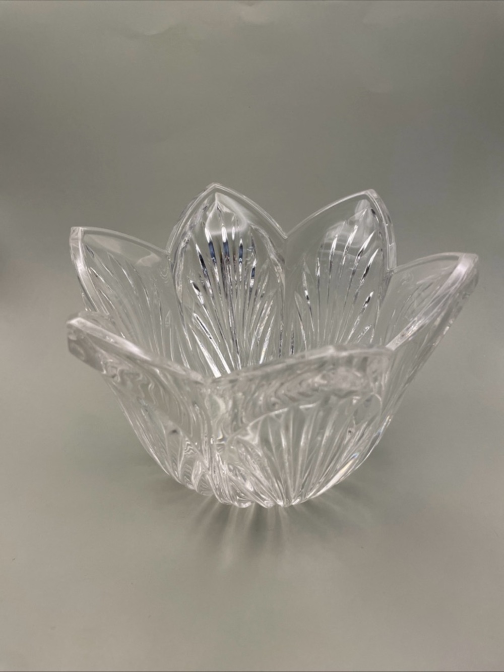 Vintage Marquis by Waterford Crystal Tulip Pedal Bowl Made in Germany EUC